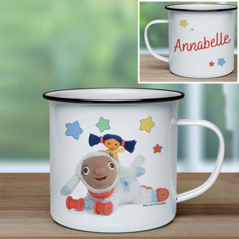 Personalised Moon and Me Little Nana & Lambkin Enamel Mug Extra Image 1